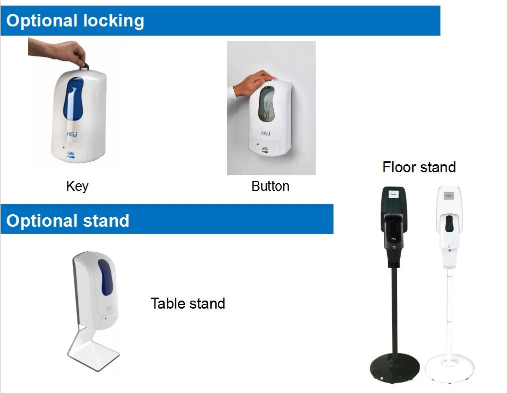 Touchless 1000ml Automatic Table Stand Dispenser for Desk Liquid Soap Dispenser